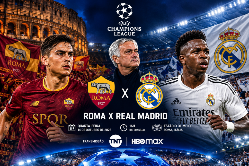 A imagem atual não possui texto alternativo. O nome do arquivo é: Roma-x-Real-Madrid_-Noite-de-Champions.png